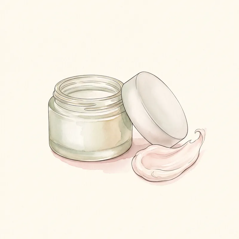 Illustration of a product like CeraVe Moisturizing Cream